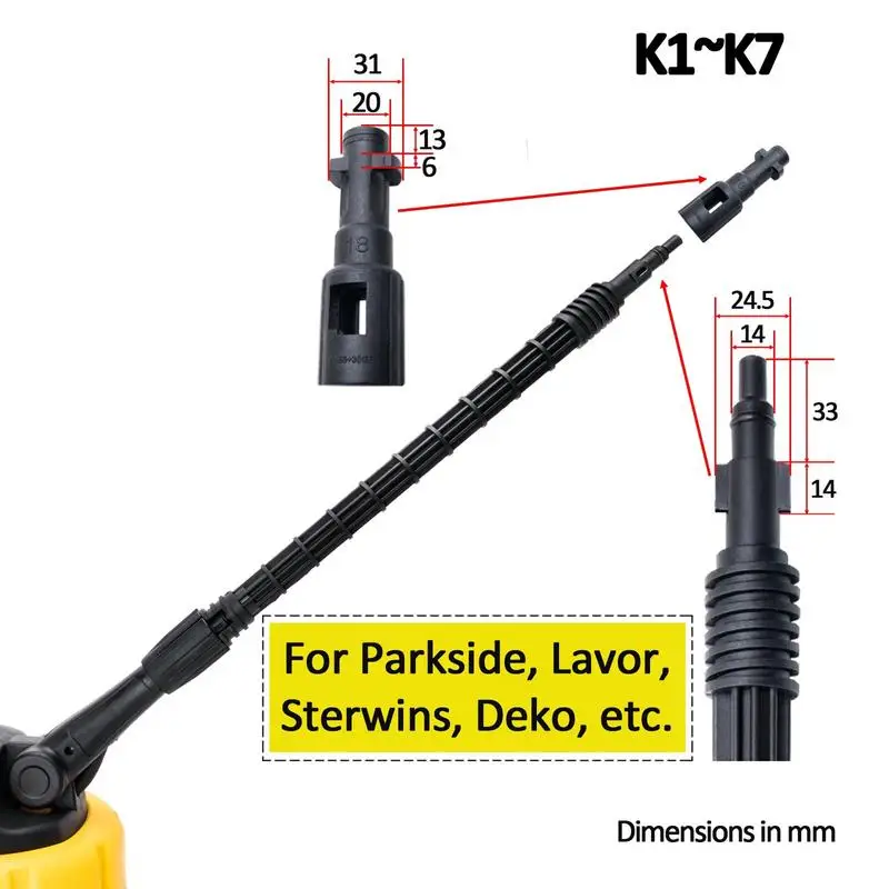 Pressure Washer Concrete Cleaner Powerful Patio Cleaner Cleaning Tools Cleaning Supplies Long Handle Outdoor Scrubber For