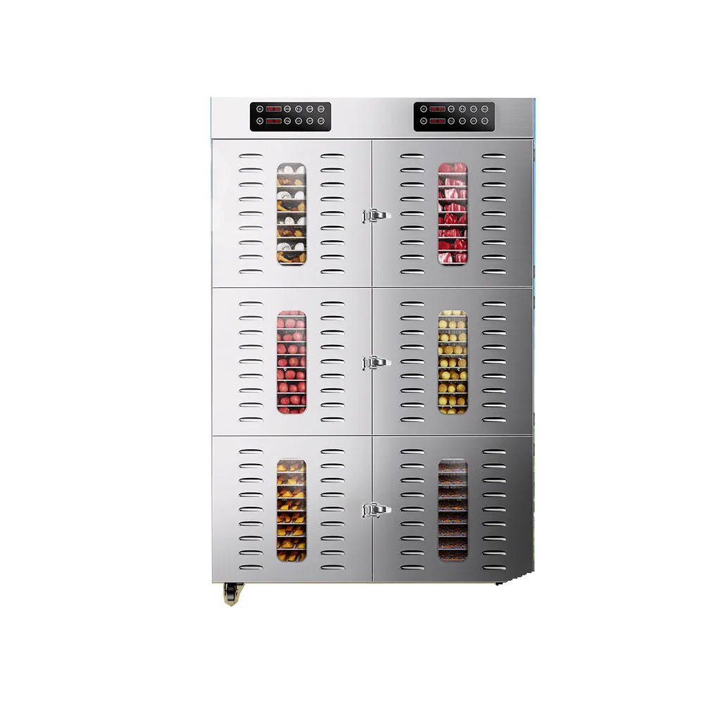 

Electric Food Dehydrator Machine 60 Layers Trays Meat Tea Vegetable Fruit Dryer Fish Drying Machine Stainless Steel Provided