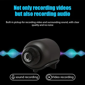 X5 Mini Camera 1080P Clear Night Vision Lightweight Portable Premium Cams Motion Detection Wireless WiFi Surveillance Camera 1