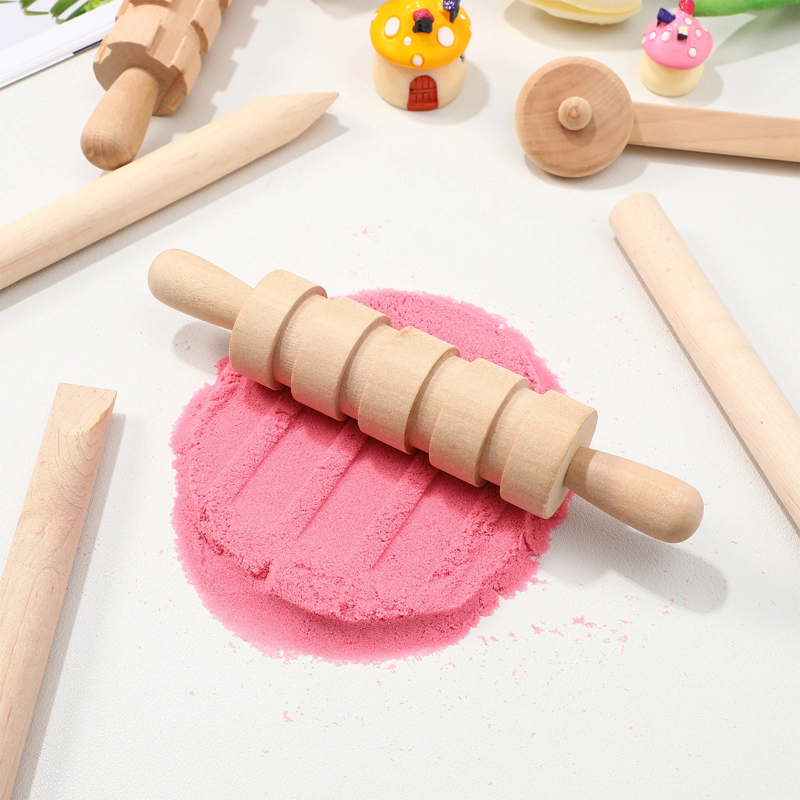 

Plasticine Tools Clay Carving Sculpting Molding Pottery Wooden Handmade Sculpture DIY Toy