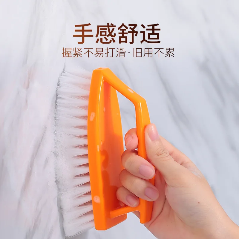 Scrubbing Brush Hard Bristle Laundry Clothes Shoes Scrub Brush Portable  Plastic Hands Cleaning Brush for Kitchen Bathroom - AliExpress