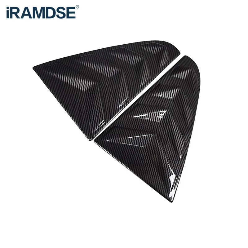 Quarter Side Window Louver Scoop Cover Vent Carbon Surface Spoiler Decorative Accessories for VW ARTEON Passat CC 2009-car accessories double sided adhesive spoiler