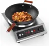 Stainless Steel Electric Wok Used For Home And Commercial,Temp From 140°F to 460°F,Concave Surface Dual Control 10 Power 24H Tim 1