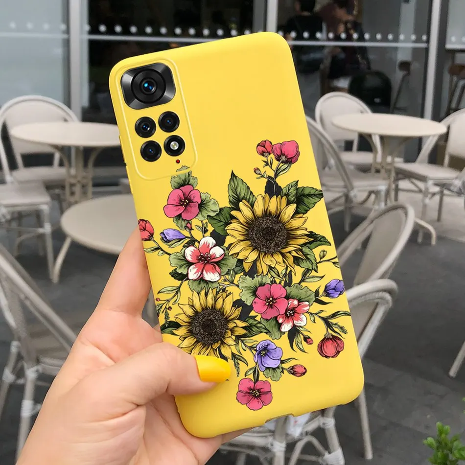Stylish Girl Flower Silicone Soft Case Bumper