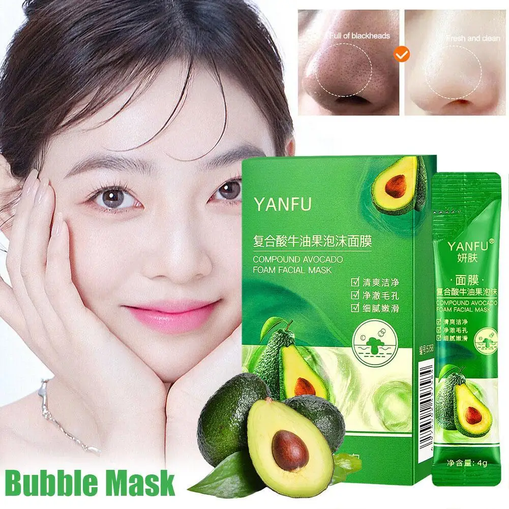 

Face Cleaning Bubble Mask Shrinking Pore Remove Blackhead Deep Cleansing Oil Control Anti-Acne Brighten Whitening Face Skin Care