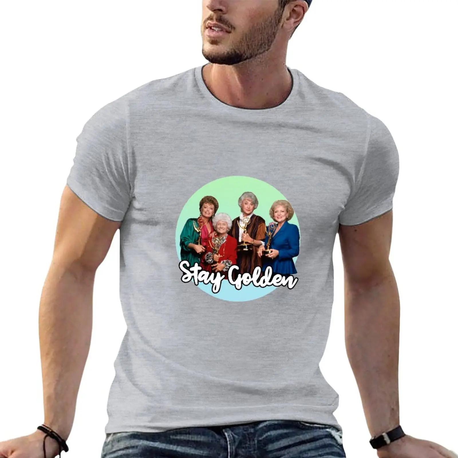 

Футболка stay golden, Симпатичные топы, Мужская забавная футболка, футболка для мужчин