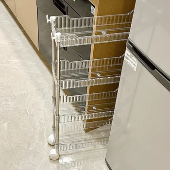 Slim Rolling Storage Organizer Cart 5