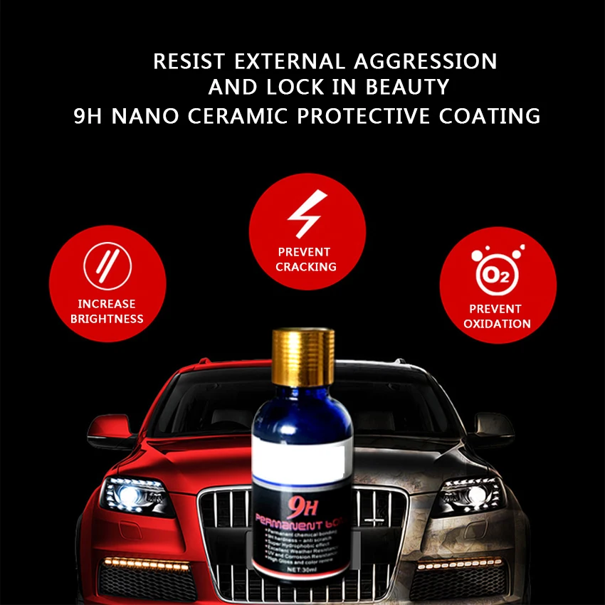 Car Coating Spray Automotive Quick-acting Nano Crystal Plating Agent Water-repellent Liquid