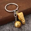 Football match shoes keychain chain pendant Sports pendant souvenir Golden Boot keychain 1