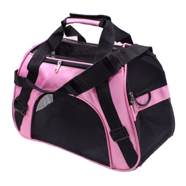 Portable pet bag Pet backpack Cat and dog outing bag Crossbody pet Folding bag 2