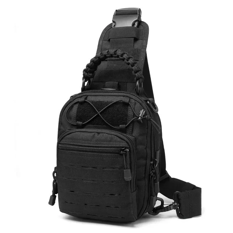 Men's Outdoor Chest Bag Tactical Shoulder Bag Sling Backpack Waterproof Bag Climbing Hiking Cycling Hunting Travel 6