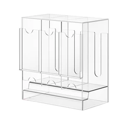 Three - Slot Card Dispenser with Transparent Easy - Access Design (A)