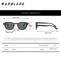 Lunettes de soleil rondes Vintage simples pour femmes et hommes, marque de luxe, Design rétro, rivets, lentille jaune et bleue, carrées, UV400, 2025 5