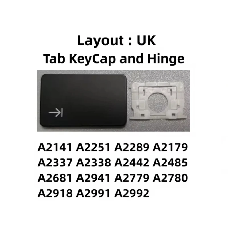 UK Layout Tab KeyCap and Hinge Replacement
