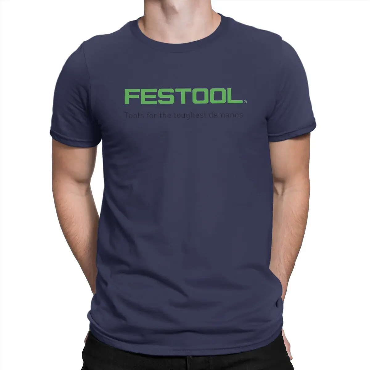 T-Shirt Da Uomo Festool Funny Pure Cotton Tees Manica Corta Festool T Shirt Girocollo Top Adulto