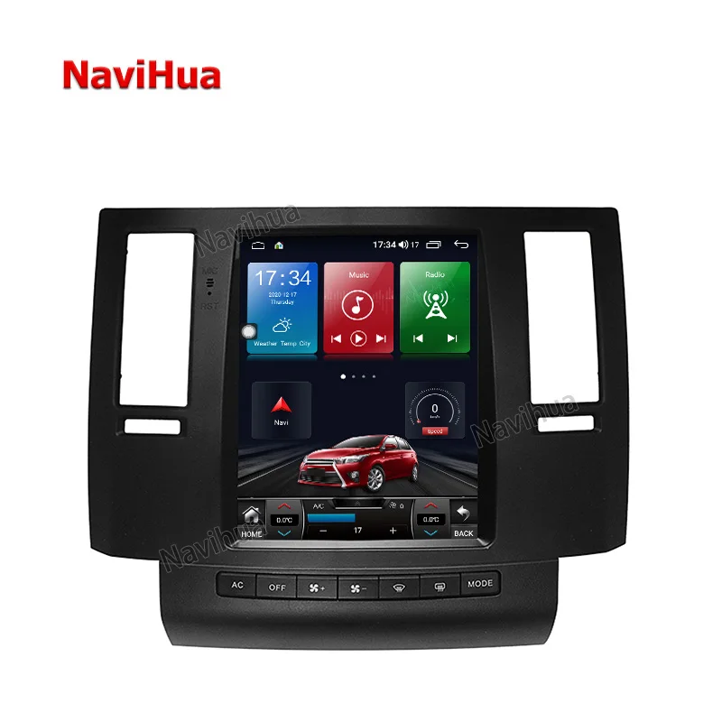 

Navihua Android 10 Tesla экран автомобильное радио DVD плеер GPS навигация для Infiniti FX35 FX45 FX25 FX37 2003 2004 2005 2006 2007