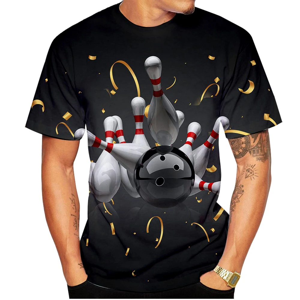 

Popular Fashion Sport Bowling 3D Print Casual Men Women Sweatshirt T Shirts Pullover