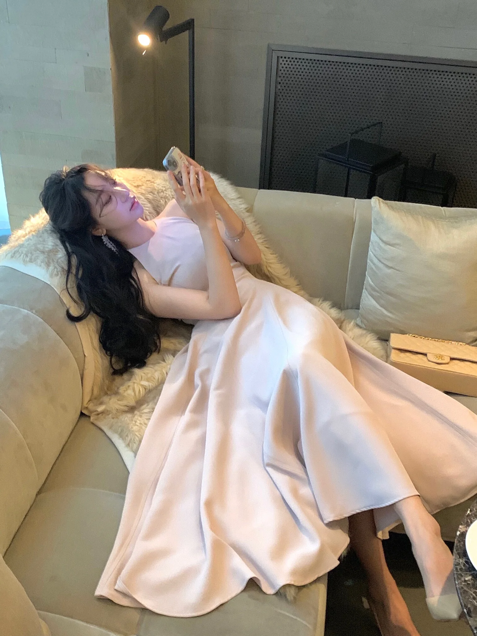 France Vintage Evening Party Long Dresses for Women Solid Sleeveless A-line Princess Wedding Prom Robe New Spring Vestido Mujer