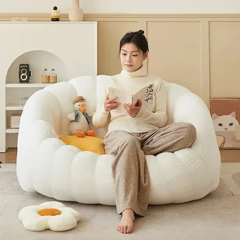 필링 포함 콩 가방 소파 의자, 침실 휴식 라운지 소파, 팻보이 슬리퍼, 2 인용 발코니, Wohnzimmer ZH19-9999-Custom