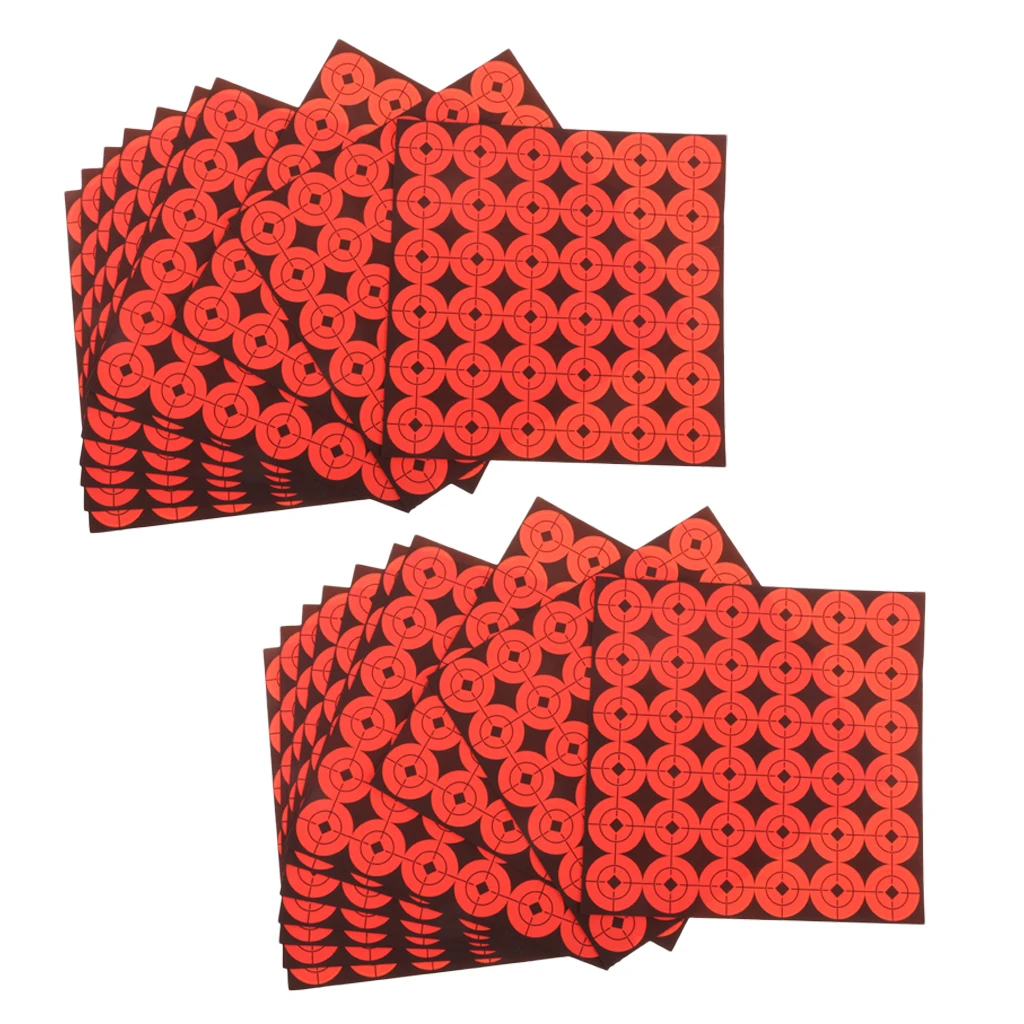 720 autocollants cibles orange 2.5cm adhésifs pour entraînement tir pêche arc - Pratique
