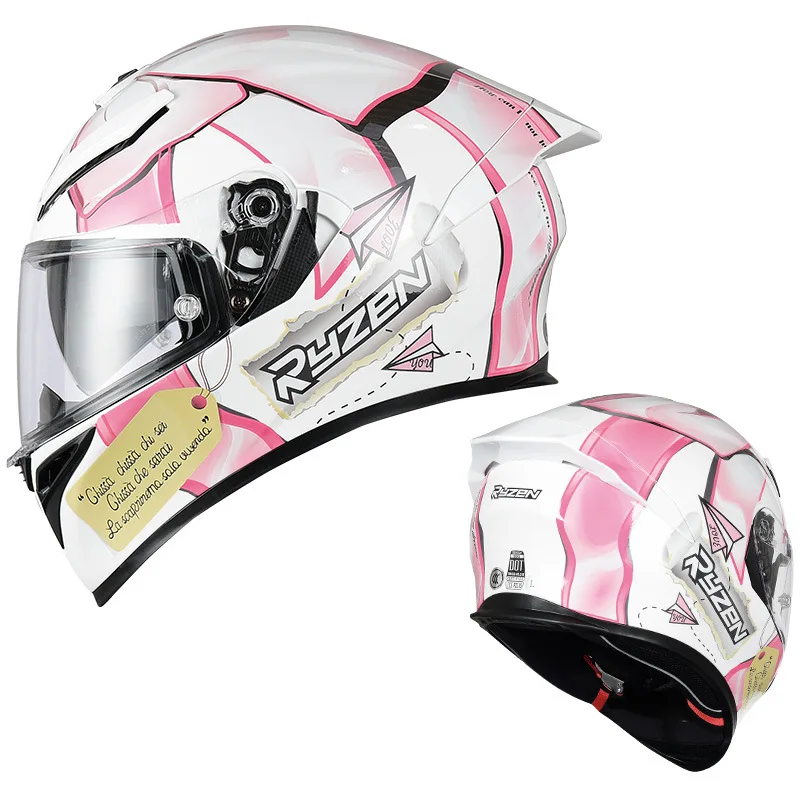 Casco de motocicleta de cara completa RSV, cascos de carreras para motocicletas, certificado DOT, Cacso, para adultos, hombres y mujeres