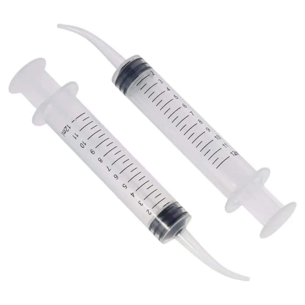 Plastic 12 ml Syringes for Liquid No Needle Transparent Liquid Dispensing Plastic Syringe Animal and Pet Supplies