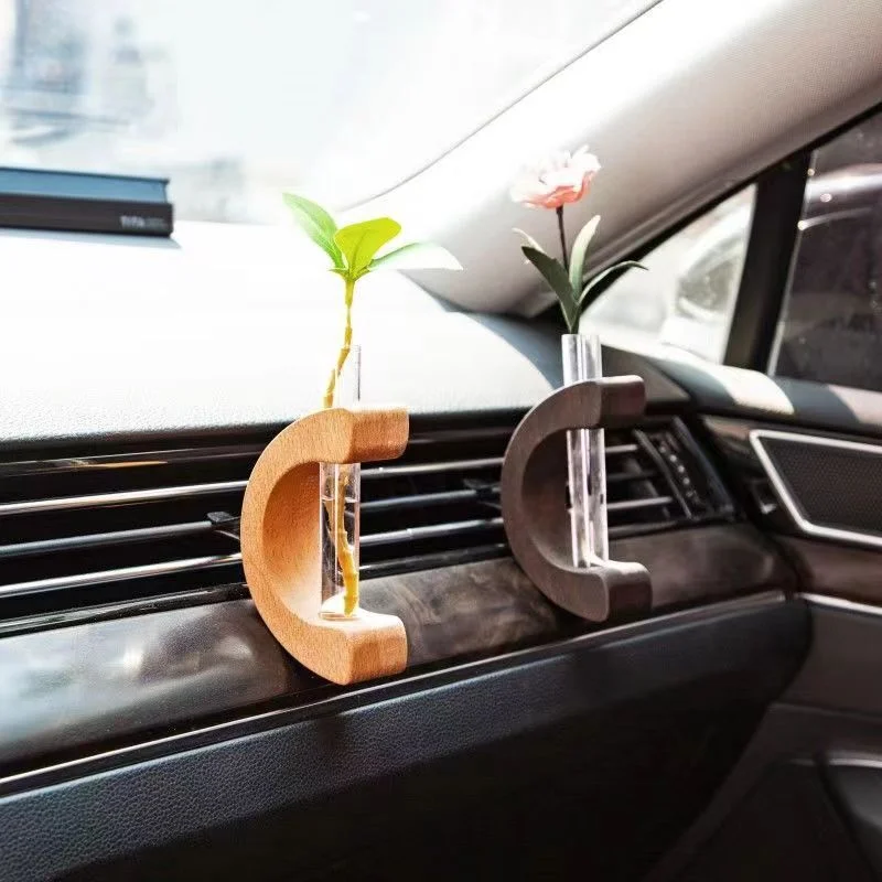 

Car Air Outlet Flower Vase Center Console Decoration Car Aromatherapy Air Freshener Elegant Woman Gift