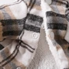 Winter Pet Jacket Clothes Grid Warm Small Dogs Clothing With Fur Collar Cotton Pet Outfits French Bulldog Coat Vest Chihuahua 5