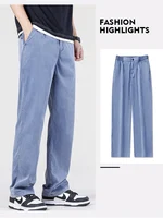 Jeans d'été en tissu Lyocell doux ultra-mince de haute qualité pour hommes, pantalons en denim droits adt, confortables, respirants, décontractés, fjM-5XL 6
