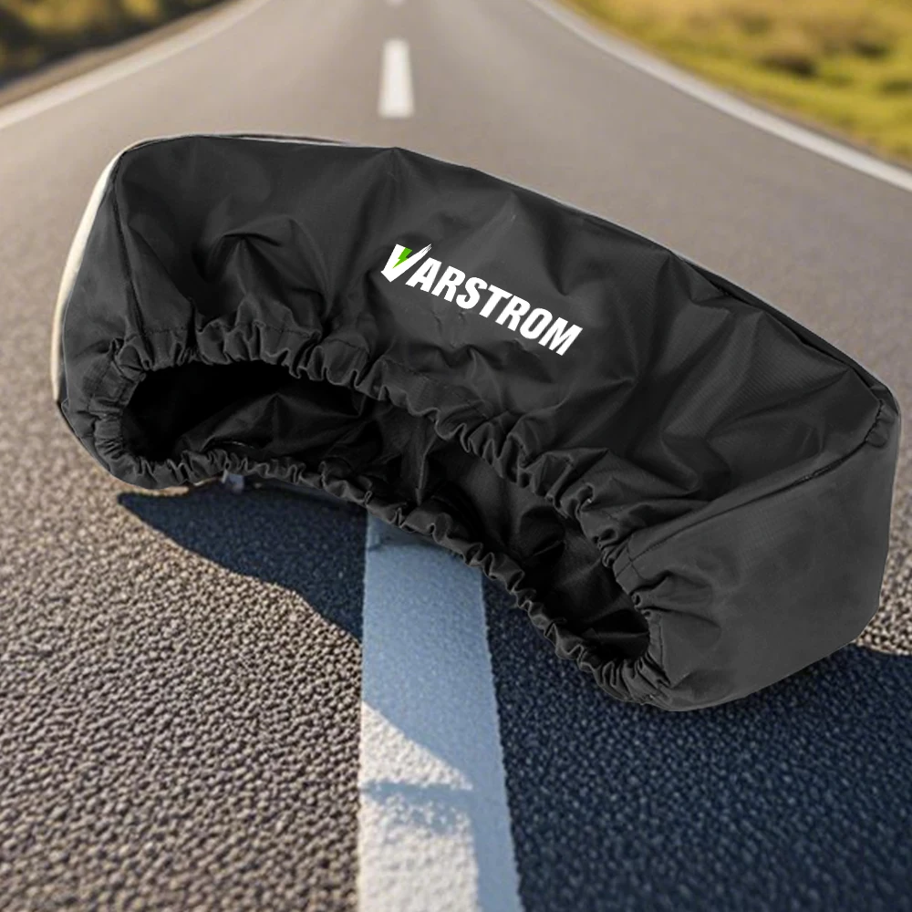 Varstrom waterproof and anti-mud ebike battery protective cover installed on a Hailong downtube battery