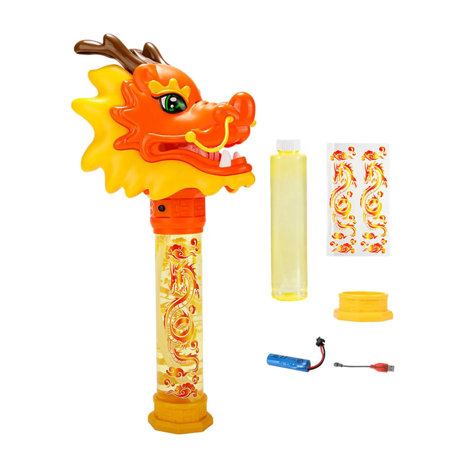 Automatic Bubble Maker Party Favors Dragon for Holiday Backyard Garden