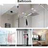 Shower Door Hook Stainless Steel Over Frameless Glass Hanger Bath Towel Clean Ball Squeegee Holder Rack S-Shape Drilling-Free 5