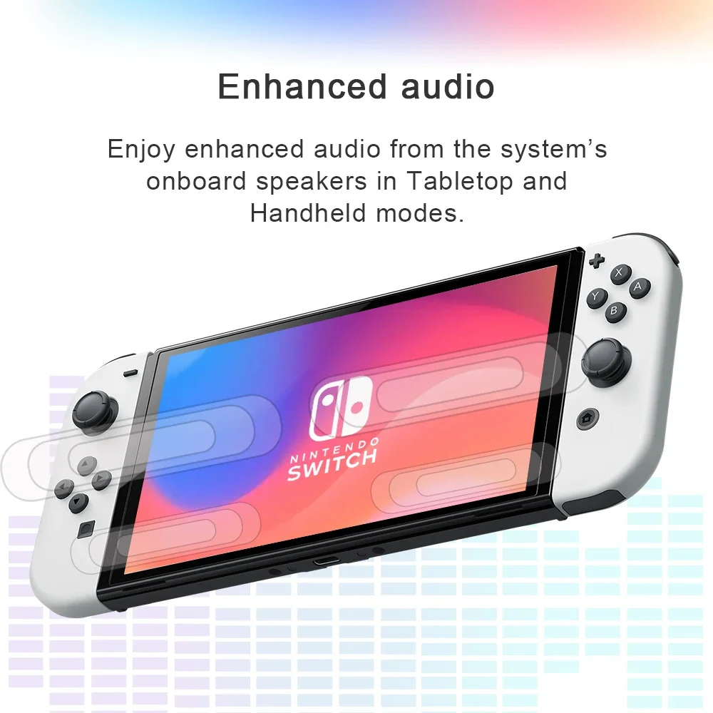 Nintendo Switch OLED Game Console White Neon Set and Splatoon 3 Pokemon Scarlet Violet Limited Edition 3 Game Modes video game console,game console,game console kit