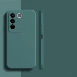 Shockproof Liquid Silicone Protective Phone Case, Mexico Design - Original TPU Cover for Vivo V25e Mexico (BlackGreen)