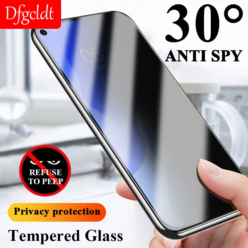 

Privacy Screen Protector For OPPO K10 K9s K9x Reno7 Pro 6Z Lite A55 A57 A54 A53 A96 A94 A76 A36 A16e A11 Anti-spy Tempered Glass
