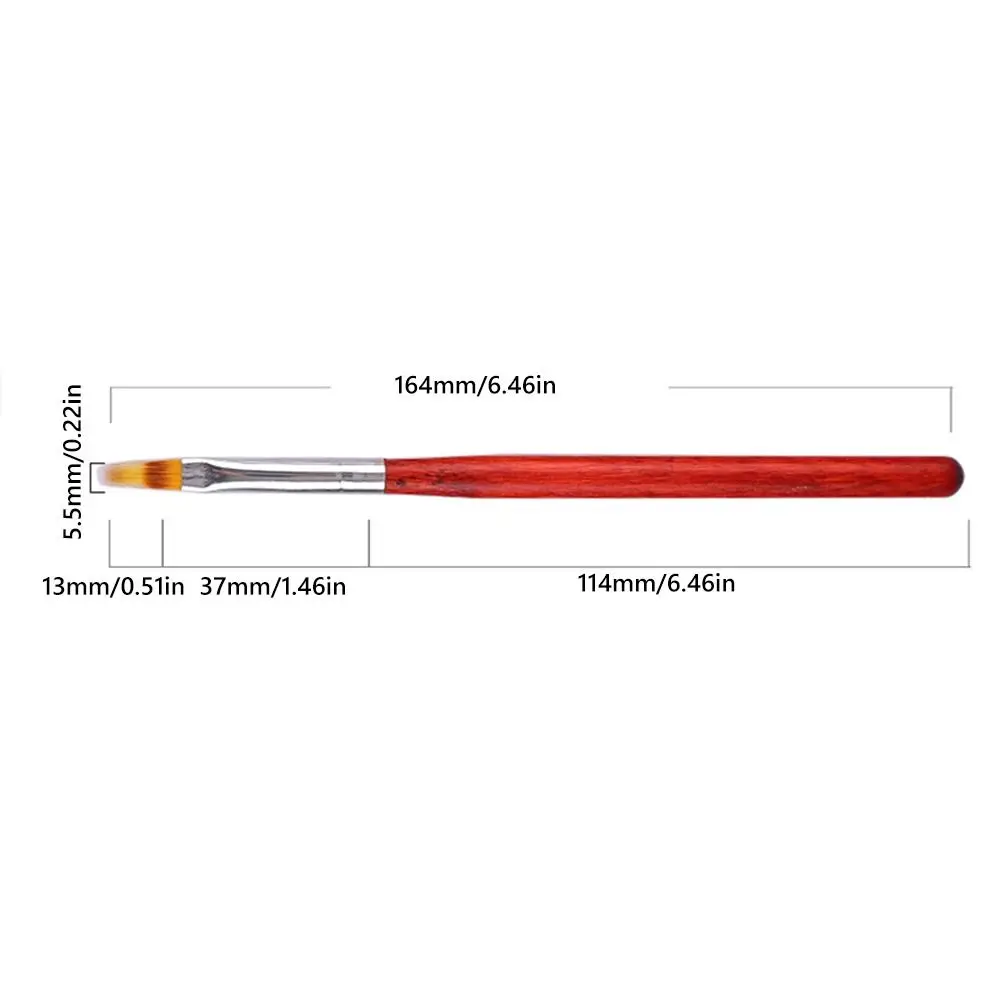 Lace Ombre Design Nail Art Brush DIY Drawing Flowers Nail Care Tool Nail Gel Painting Brush Manicure Brush Tools Gel Nails