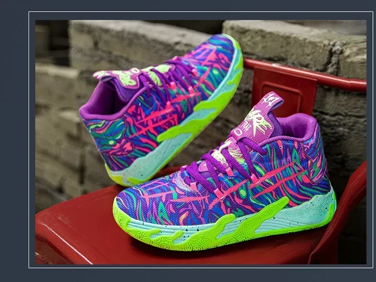 2025 Basketball Shoes for Men Cushioning Basketball Sneaker Women Kids High-top Outdoor Sport Sneakers Breathable Athletic Shoes