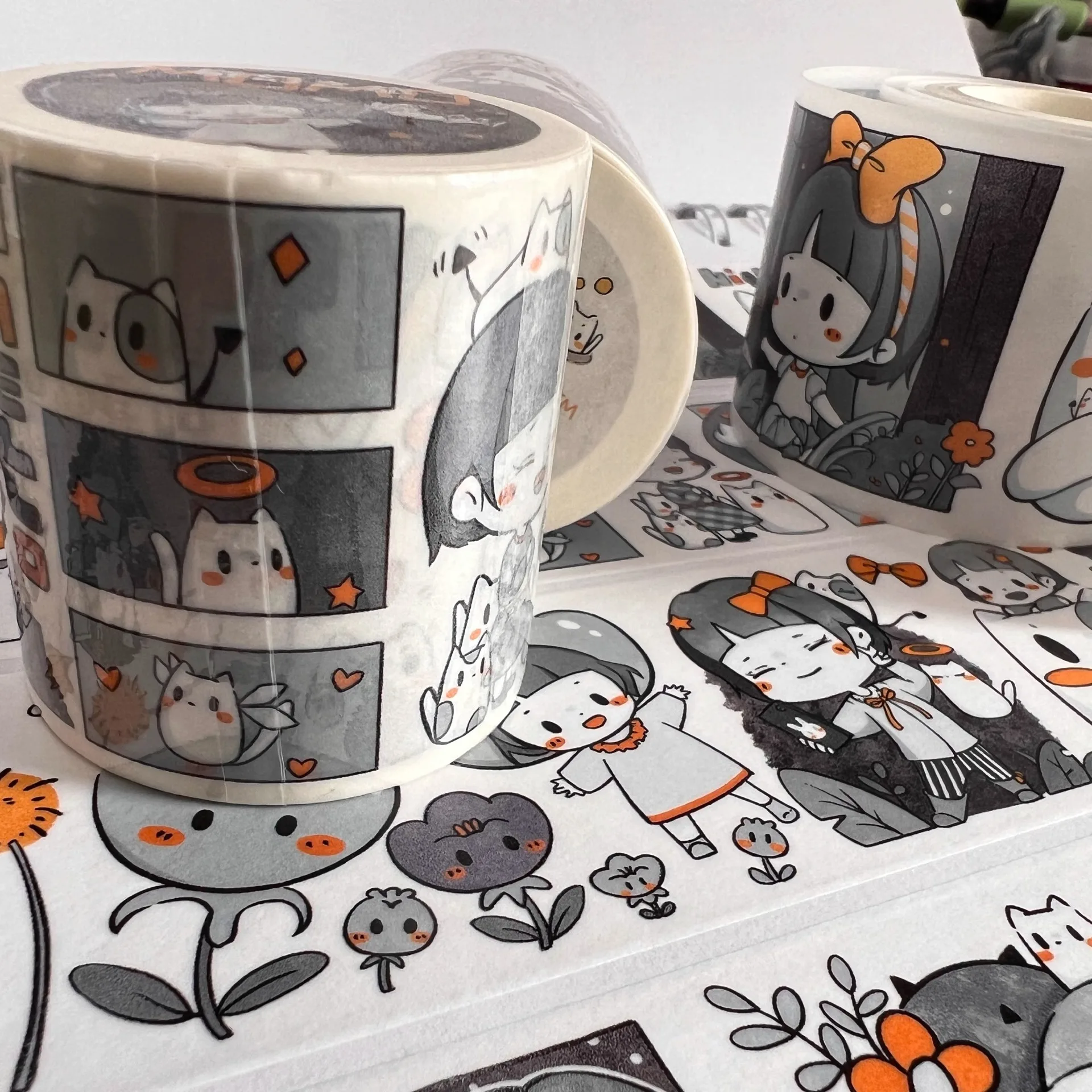 MoMo Journey of Wonder 마스킹 테이프, 정크 저널 스크랩북 스티커, DIY 종이, 일본 장식 접착 테이프, 1 개/로트