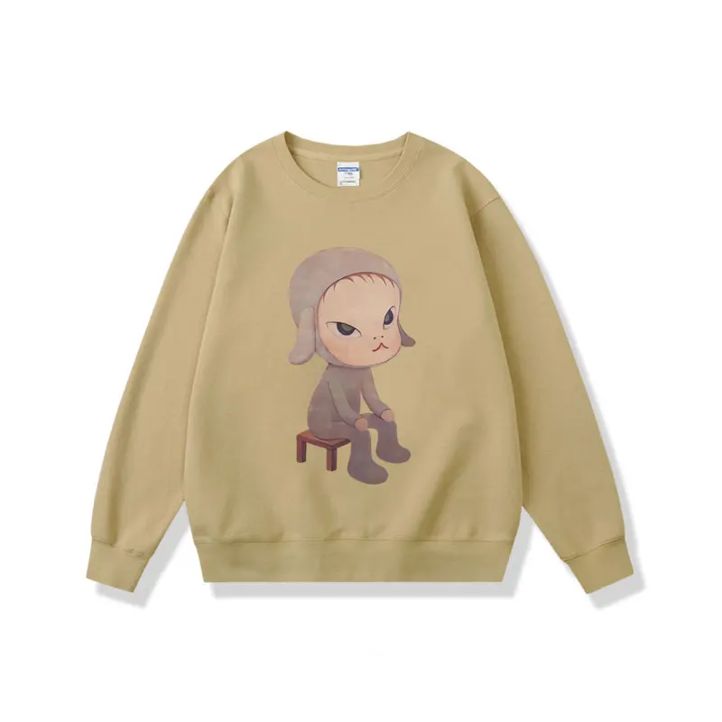 

Yoshitomo Nara Lamb 90s Baby Graphic Sweatshirt Men Women Casual Oversized Pullover Unisex Fashion Cartoon Pullovers Tracksuit