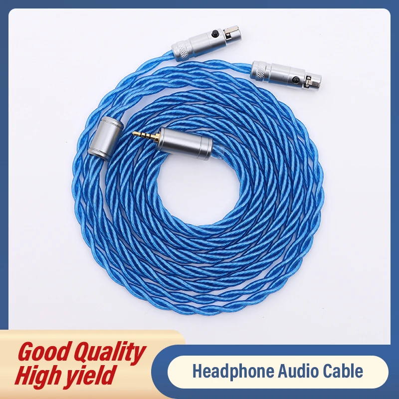 ivipQ 205 High Purity Litz 7N OCC + Silver Palladium Plated Headphone