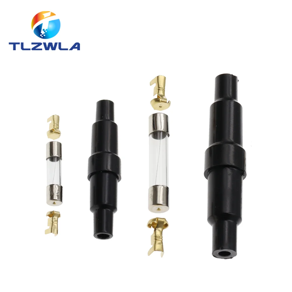 Fuse holder 5PCS 5X20MM 6X30MM glass tube screw type