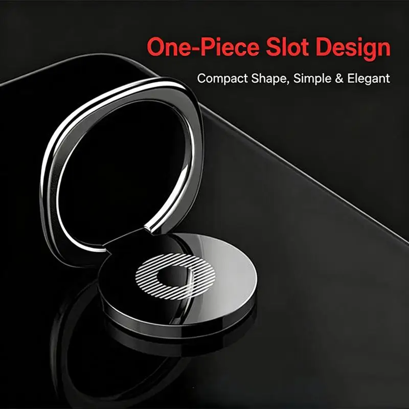 Enhance Your Grip: Metal Phone Ring Holder with 360° Rotation and Strong Adhesive