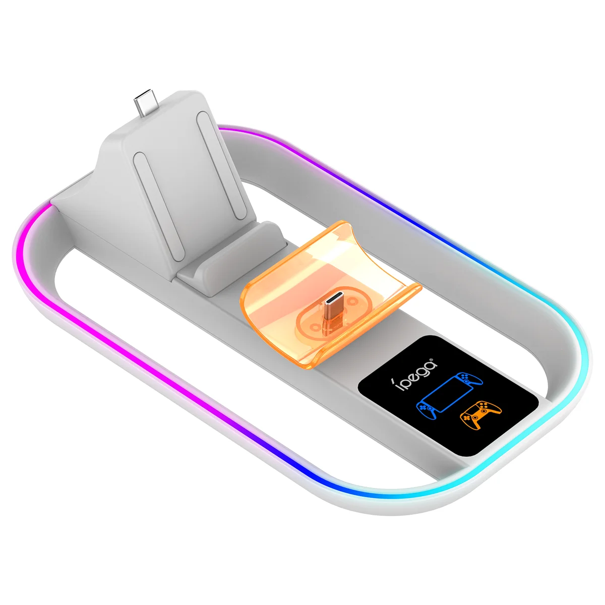 for PlayStation Portal Game Console Charger for PS5 Game Controller Charger with Colorful RGB Light 8 for PlayStation Portal Game Console Charger for PS5 Game Controller Charger with Colorful RGB Light 4