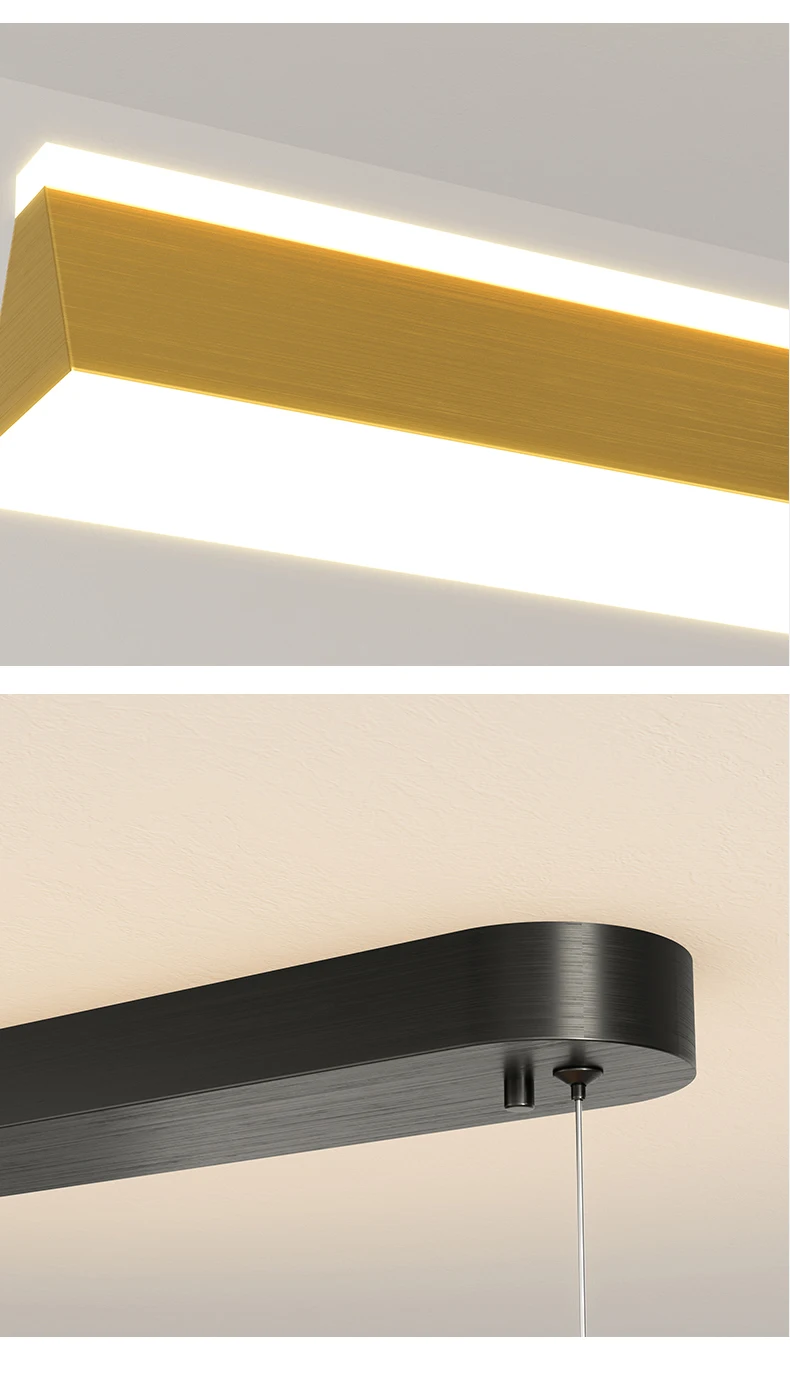 Salix V Modern Minimalist Led Dimmable Bar Pendant Light Dragonfly