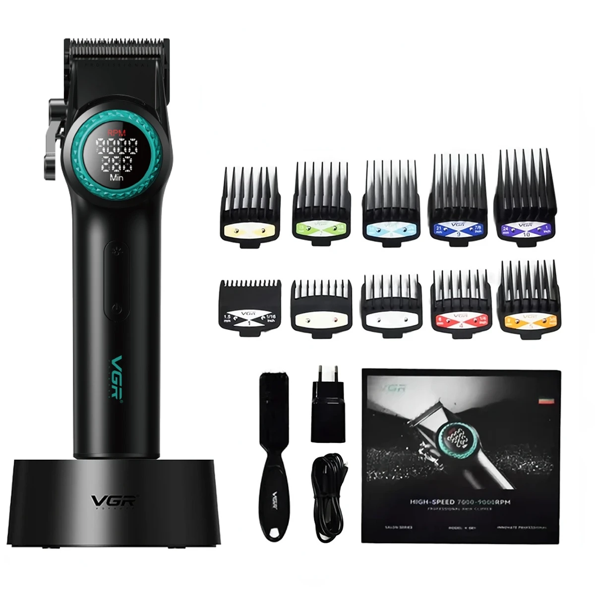 VGR مكينة حلاقه رجالي ماكينات قص الشعر الأكثر مبيع...