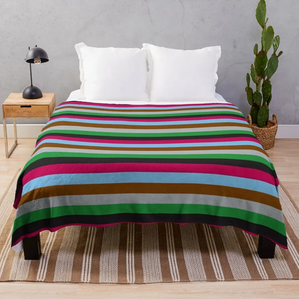 

Harlequins Rugby StripedThrow Blanket Picnic Blanket Blanket For Travel Light