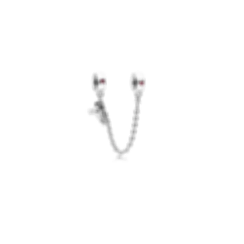 

Climbing Mouse Safety Chain Fit 925 Silver Bracelets Mother's Day Gift Fashion Charms Beads For Women Sterling Silver Jewelry