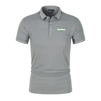 Tracteur FENDT hommes polos décontracté à manches courtes rabattu hommes chemises mode Streetwear Polos pour hommes 4XL 3