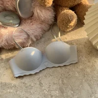 Soutien-gorge push-up sexy pour femme, bralette côtelée sans armatures, sous-vêtement doux à demi-bonnet fixe, soutien-gorge invisible sans couture, lingerie pour petite poitrine S-XL 5
