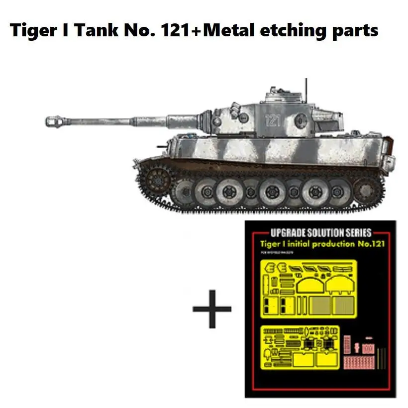 Campo Di Segale Modello Rm5078 2038 1:35 Thger I Tank No.121 Leningsio E Parti Di Incisione Metalliche Abbinate